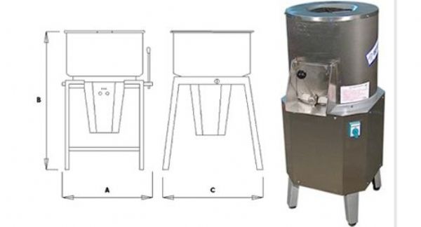 10 Kg. Zmparal Patates Soyma Makinesi